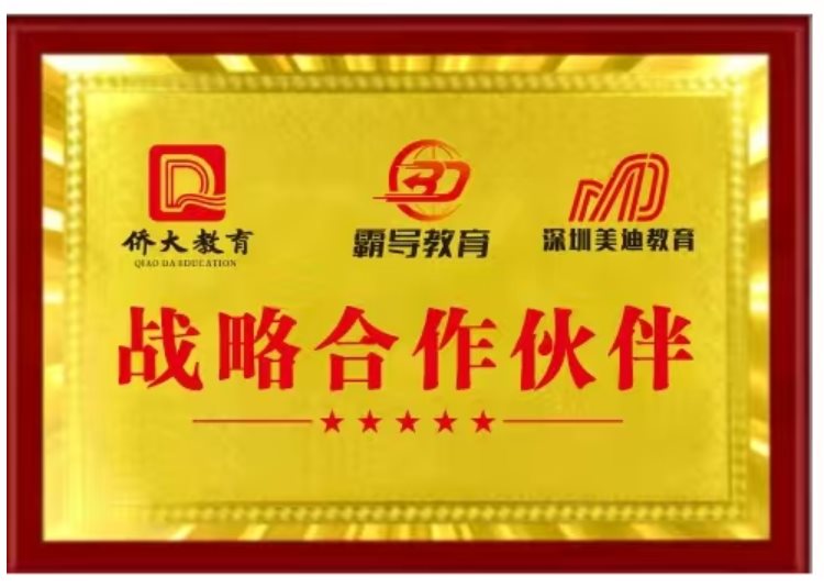 战略合作伙伴牌匾